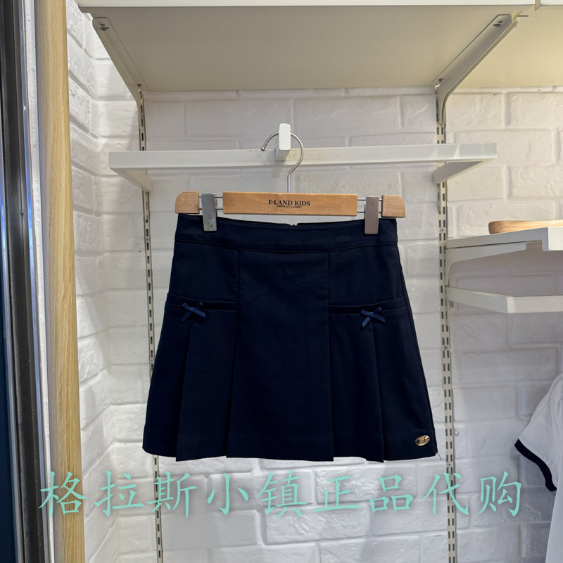 衣恋童装正品春款女童百褶半身裙