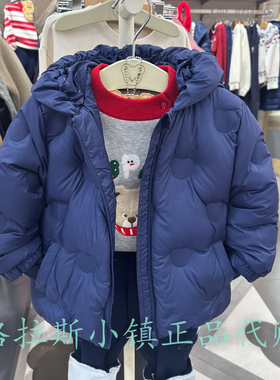 鹅绒PawinPaw婴童专柜正品25冬男宝卡通连帽羽绒服外套PCJDF4T93K
