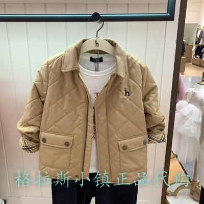 hazzys哈吉斯冬新款男童休闲棉服