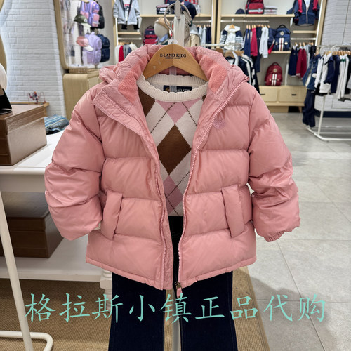 衣恋童装正品冬女童羽绒服外套