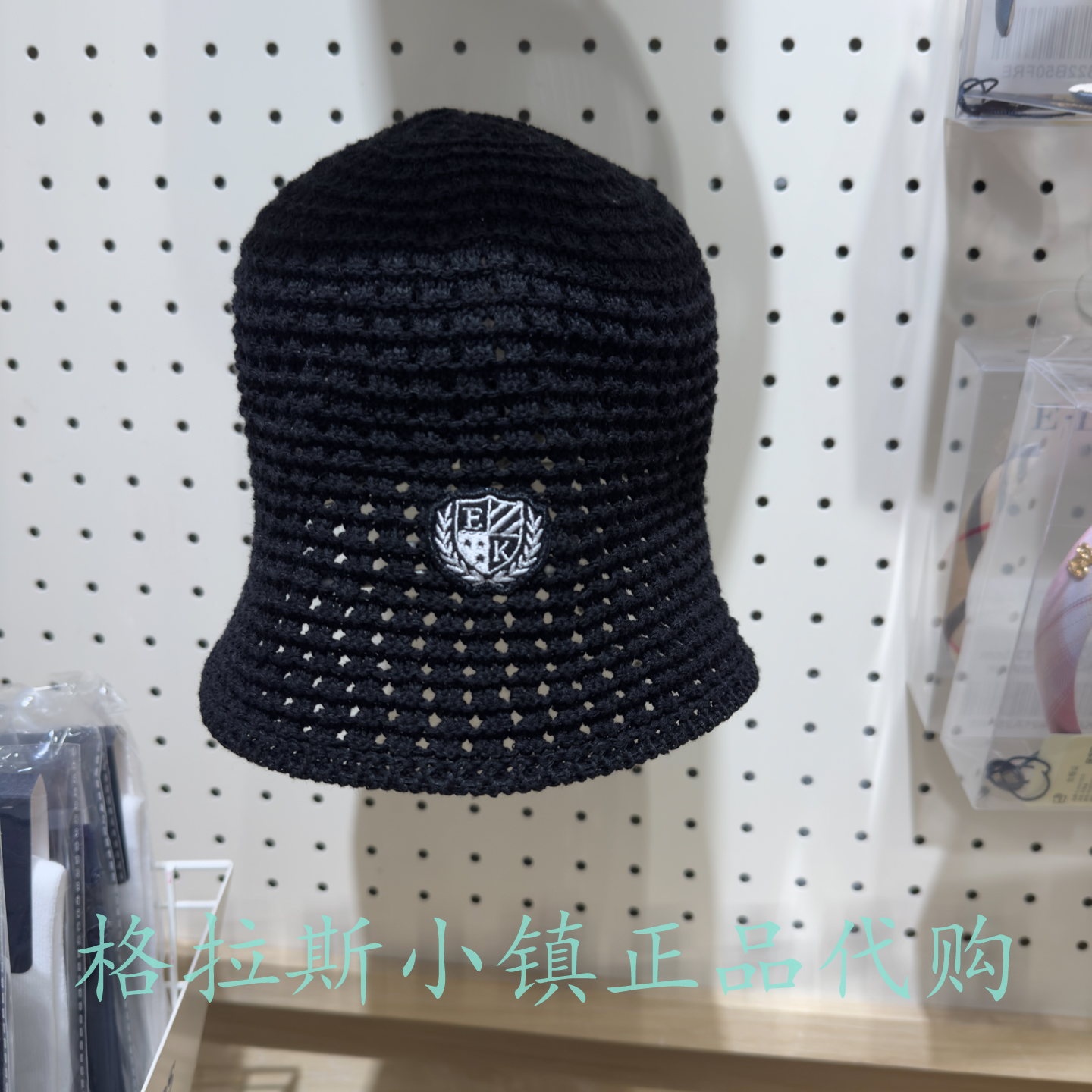 衣恋童装正品夏款女童镂空渔夫帽