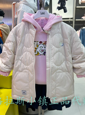 特价LeeKids童装冬女三防羽绒服
