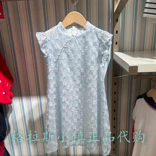 PolowalkKIDS夏女童旗袍连衣裙