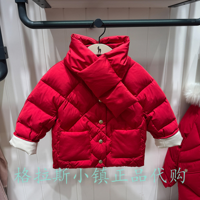 hazzys哈吉斯冬款女童休闲羽绒服