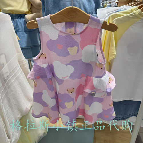 PawinPaw婴童夏女宝无袖连衣裙