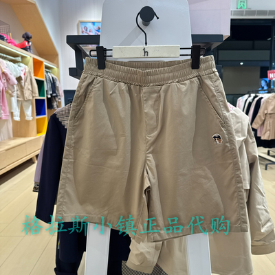 hazzys哈吉斯童装夏男童休闲短裤