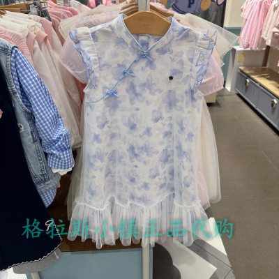 PawinPaw童装正品夏款女宝旗袍裙