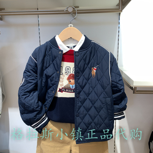 Polo walk KIDS童装正品25冬新款男童棒球服棉服外套CP6W531H0011