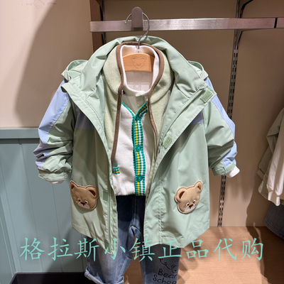 PawinPaw26年夏男抓绒休闲两件套