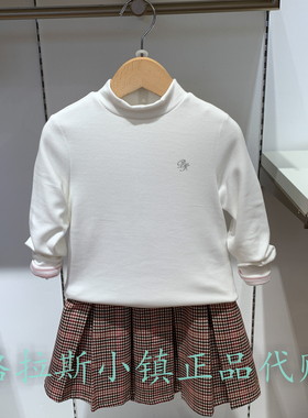 Polo walk KIDS童装专柜正品25冬款女半高领打底T恤B5JW532D0091