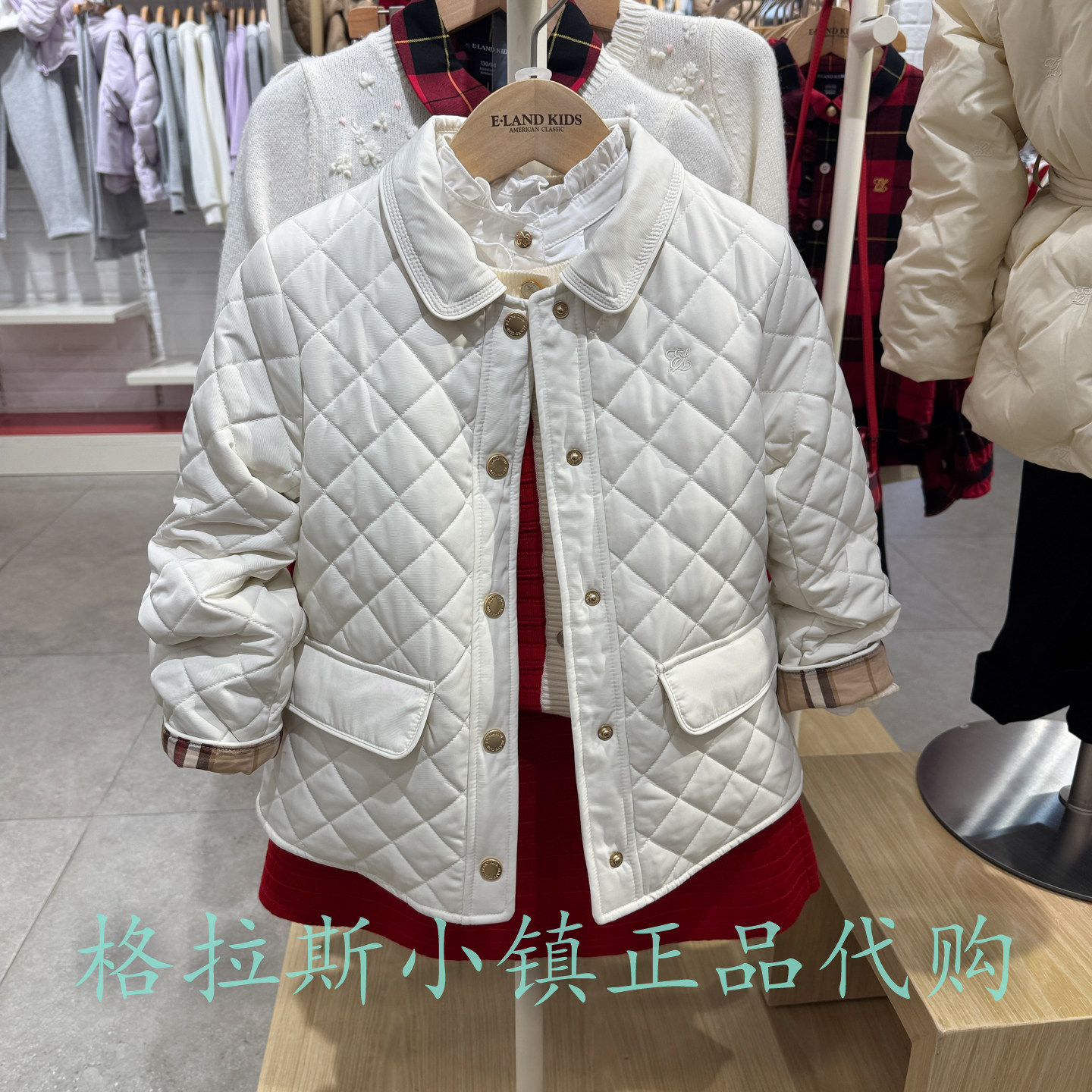衣恋童装正品春款女童棉服外套