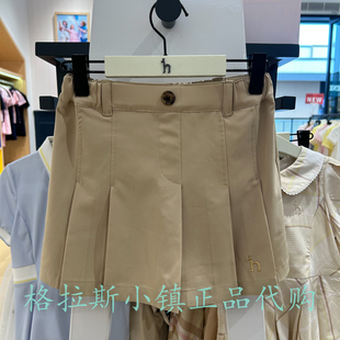 特价hazzys哈吉斯童装国内代购夏款女童百褶裙裙裤HUM11SA70MBGK