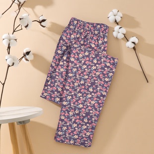 线裤 中老年人保暖裤 棉裤 妈妈秋冬季 女蚕丝德绒加厚加肥加大码