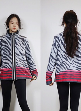 【清仓】德国高端WS 户外打底渐变色暖绒毛拉绒运动大码女装卫衣