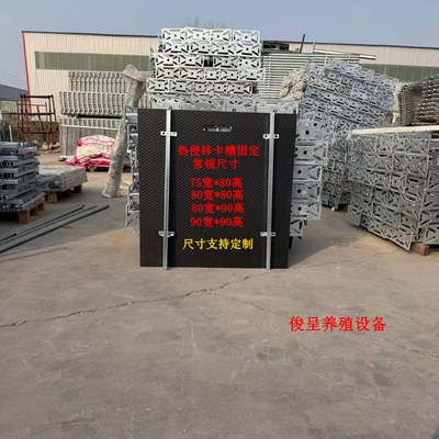 猪场提拉式卡槽实心PVC加厚猪门