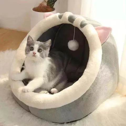 猫小型犬别墅封闭式四季窝猫窝工厂猫狗网红猫狗窝猫吉吉猫适用屋