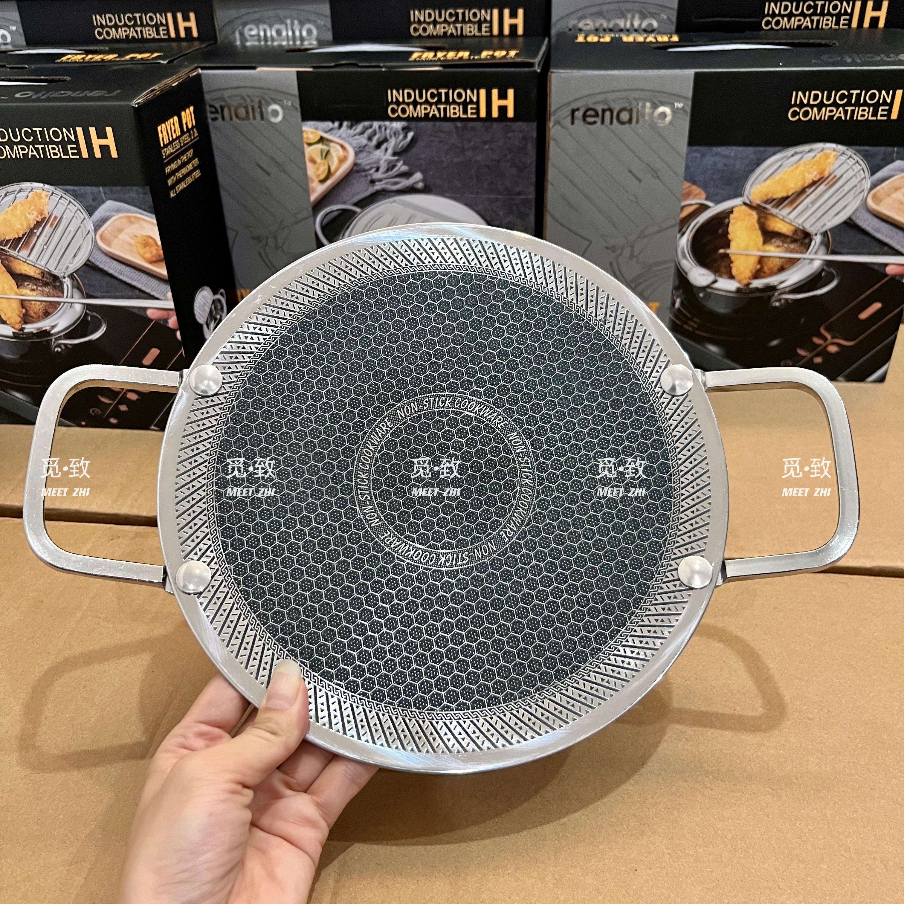 出口德國316不銹鋼不粘烤肉盤戶外燒烤盤多功能韓式鐵板燒電磁爐