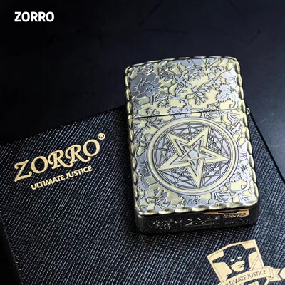 ZORRO910s富贵牡丹煤油打火机