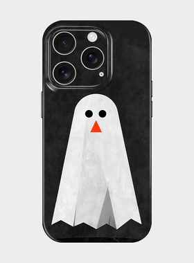 白色鬼魂 适用iPhone苹果17Air16ProMax菲林手机壳15P14保护套13外壳12小众简约艺术ins潮11华为小米OppoVivo