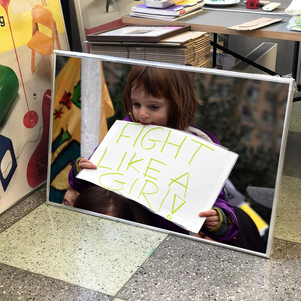 fight like a girl 英国进口|女性主义|女权|摄影装饰画|原版海报