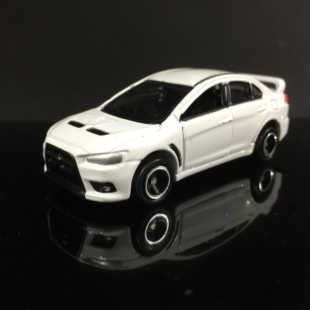款式多美欧日合金车模儿童玩具三菱蓝瑟翼神LANCER EVOLUTION白色
