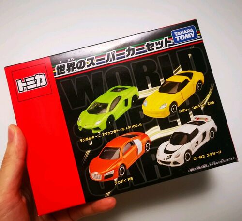 TOMY多美卡TOMICA合金车模型玩具世界名车兰博基尼奥迪跑车805465