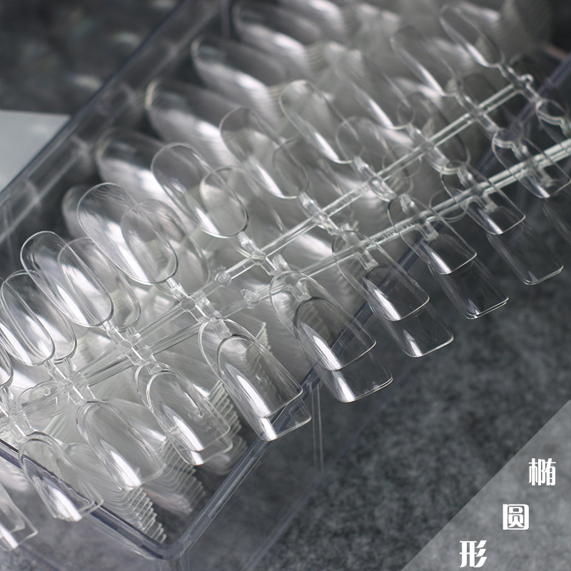 jiaspace美甲无痕方形椭圆形长梯形短水滴长水滴美甲片超薄穿戴甲