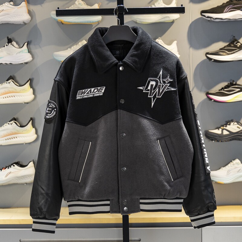 李宁棉夹克2026春季新款韦德系列男子宽松保暖棉服外套AJMW067