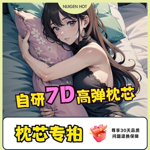 NIJIGENHOT二次元等身分腿抱枕7D高弹棉动漫周边透气枕芯定制义乳