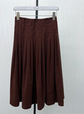 fei●2025冬季新品 伞裙半身裙女高腰显瘦气质百搭大摆长裙8432