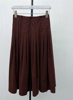 fei●2025冬季新品 伞裙半身裙女高腰显瘦气质百搭大摆长裙8432
