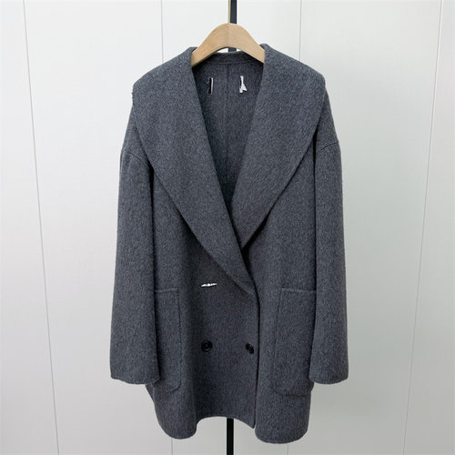 S●2026冬季新品 绵羊毛呢子大衣女中长款气质双面呢毛呢外套159