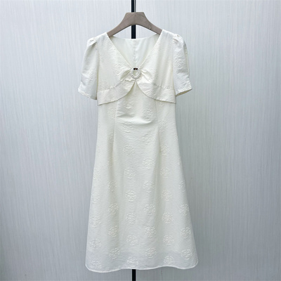 香●2025夏季新品 法式连衣裙女气质显瘦小清新a字长裙茶歇裙1252