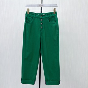 2025秋季 老爹裤 新品 女高腰显瘦宽松休闲九分裤 555 哈伦牛仔裤