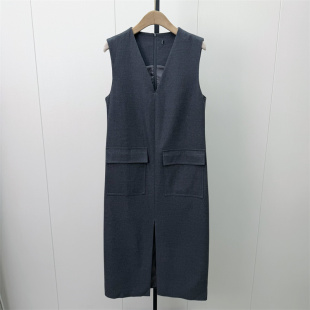 KA●2026冬季新品 无袖西装背心裙女气质通勤百搭a字连衣裙2631