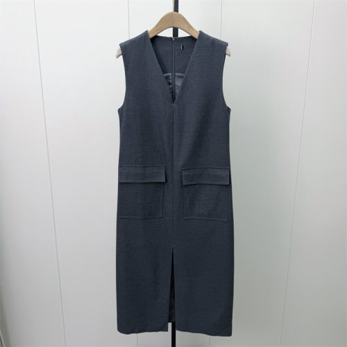 KA●2026冬季新品 无袖西装背心裙女气质通勤百搭a字连衣裙2631
