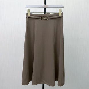 伞裙半身裙女高腰显瘦气质百搭大摆a字裙2004 新品 秋S 2026春季