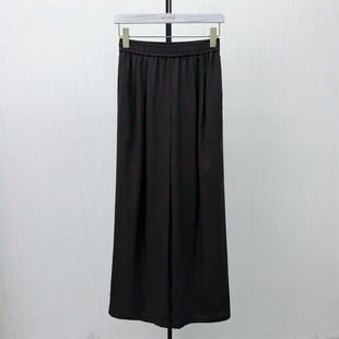 女松紧腰显瘦宽松百搭阔腿裤 休闲直筒长裤 新品 112 2026夏季