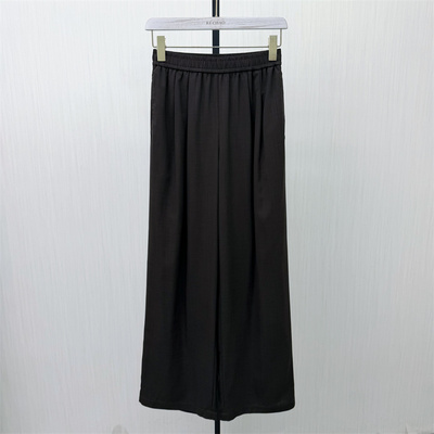 S●2026夏季新品 休闲直筒长裤女松紧腰显瘦宽松百搭阔腿裤112