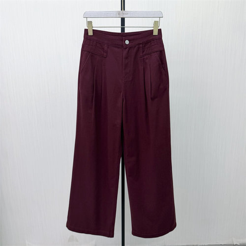 良月●2026夏季新品 阔腿牛仔裤女高腰显瘦宽松百搭休闲长裤9403