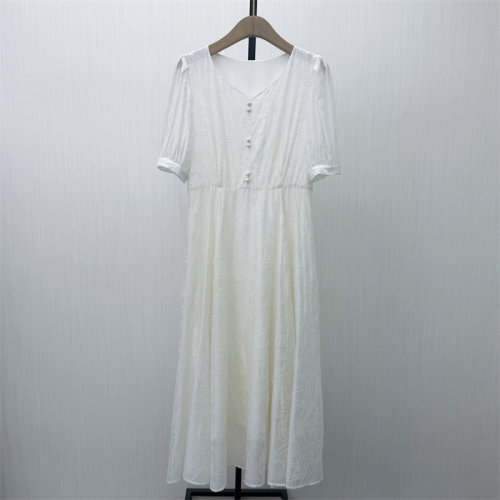 KA●2026夏季新品 法式v领连衣裙女气质显瘦小清新a字茶歇裙9181