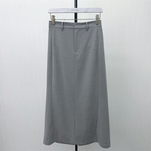 良月●2026夏季新品 直筒半身裙女高腰显瘦气质通勤百搭长裙8349