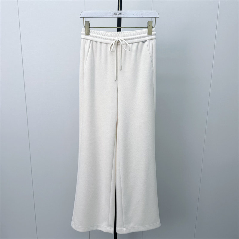 迪●2026冬季新品 阔腿裤女松紧腰显瘦宽松长裤休闲百搭卫裤6205