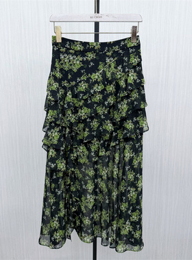 伊●2026夏季新品 伞裙半身裙女高腰显瘦长款气质大摆a字裙3078