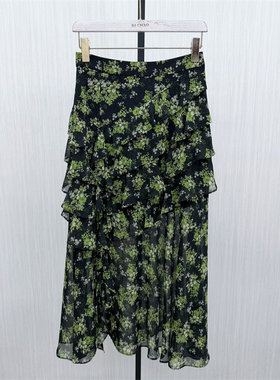 伊●2026夏季新品 伞裙半身裙女高腰显瘦长款气质大摆a字裙3078