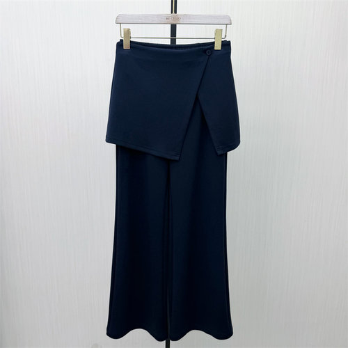 良月●2026春季新品 阔腿裤女高腰显瘦宽松通勤直筒休闲长裤7248