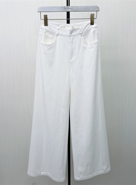 C●2026春季新品 阔腿牛仔裤女高腰显瘦宽松直筒休闲长裤5315