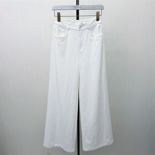 C●2026春季新品 阔腿牛仔裤女高腰显瘦宽松直筒休闲长裤5315