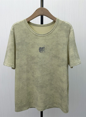 C●2026春季新品 印花短袖T恤女宽松休闲百搭显瘦打底上衣1317