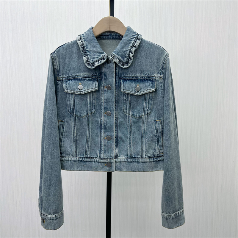 fei●2025秋季新品 牛仔外套女时尚休闲通勤宽松百搭短款夹克7210